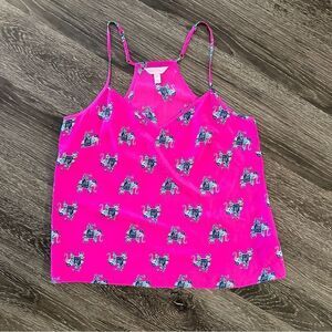 Lilly Pulitzer Dusk Silk Racerback Elephant Bazaar